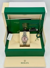 NEW 2025 Rolex Datejust 31mm 278274 Stainless Steel Jubilee Pink Dial 9