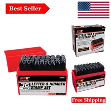 Steel Letter/Number Stamping Kit - Perfect for Crafting & DIY Projects