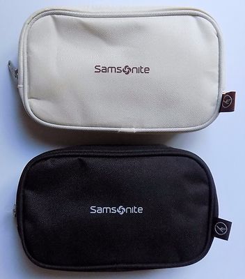 Two New Latest Lufthansa Samsonite Business Class Inflight Amenity Bags QUALITY!