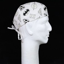 DC Comics Logos Theme Scrub Hat