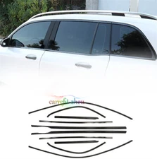 Black Stainless Car Window Cover Trim Strip For Mercedes-Benz GLB-Class 2020 21
