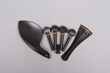 Yinfente 4/4 Violin Parts ebonywood Tailpiece Peg Chin rest New High Quality