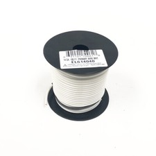 Power Products 100' White 14 Gauge GPT Primary Wire EL614040