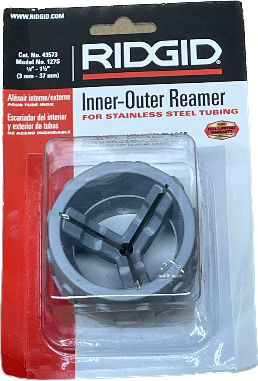 Ridgid 127S Inner Outer Reamer Deburring Tool Stainless Tubing 1/8” to 11/2” ⭐️ 95691435736 eBay