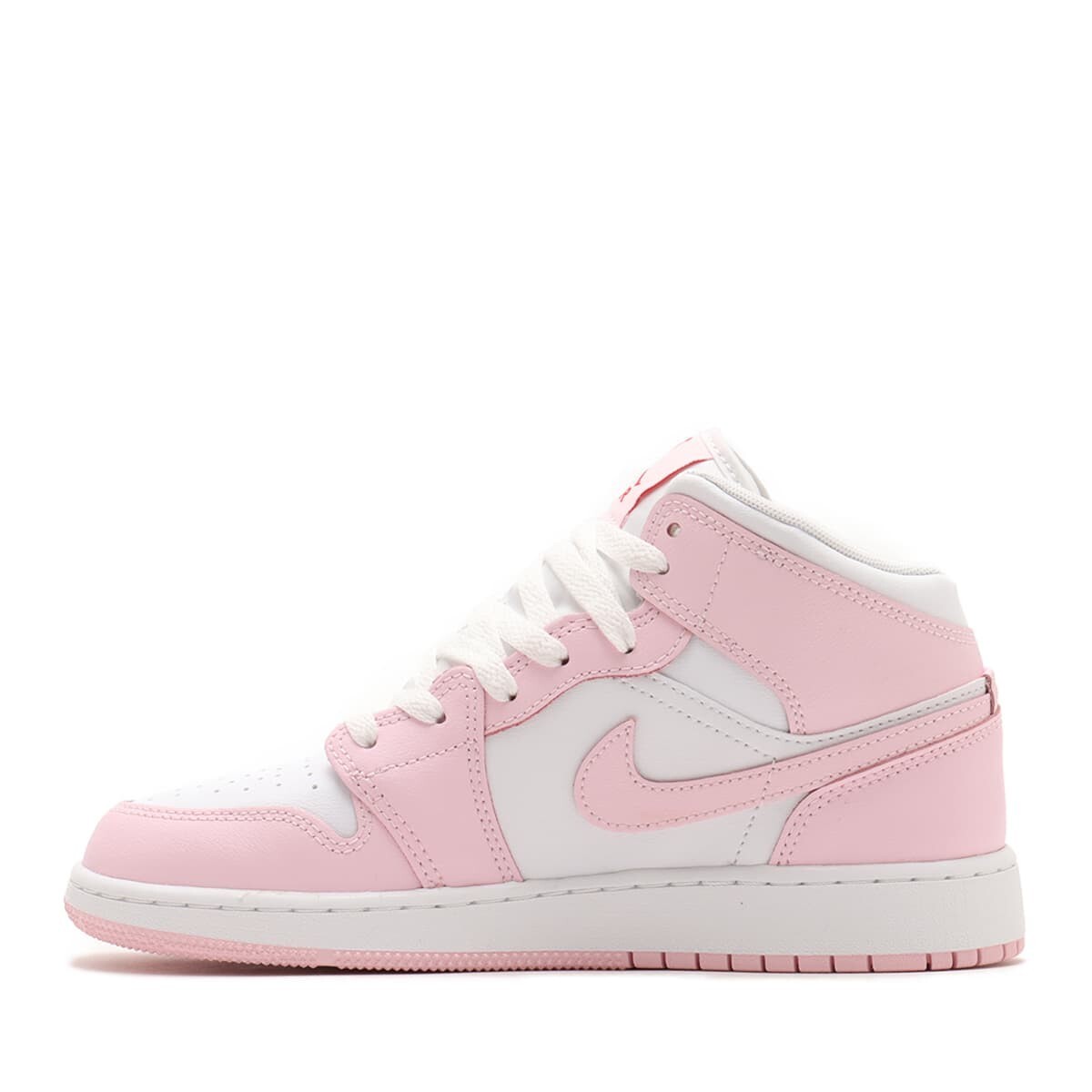 靴 Nike GS Air Jordan 1 Mid Soft Pink 25cm Air Jordan 1 Mid GS 