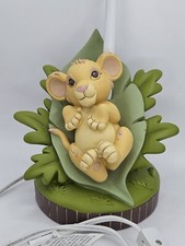 Vintage 90's Disney LION KING SIMBA Lamp Base ONLY, Baby Nursery TESTED  WORKS