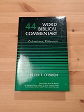 Colossians, Philemon Commentary, Peter T O'Brien, WBC, Like New
