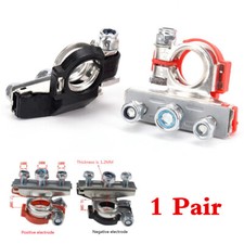 2Pcs Car Battery Terminals Connector Clamp Quick Release Adjust Disconnect Tool