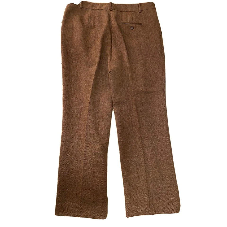 Pantalones Chaps 100% Lana Para Mujer Talla 16 Pantalones Biz Career Informales Peso Medio Forrados Foto 2 de 4