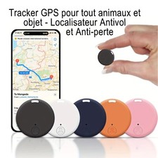 Tracker GPS pour tout animaux et objet Localisateur Antivol et Anti-perte blanc