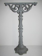 05E38 Magnifico Antico Piede IN Ghisa Tavola Decorazione Base Architettura XIX