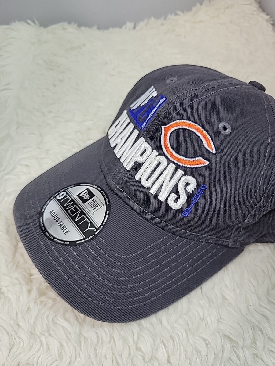 2018 Chicago Bears NFL NFC North Champions Mens Hat New Era 9twenty  Adjustable