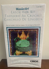 New Sealed Wonder Art Frog Toad Prince Latch Hook Kit  4811 Caron 12 x 12
