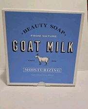 SHOWER MATE BEAUTY SOAP FROM NATURE GOAT MILK MOISTURIZING BOX WITH 12 BARS 38OZ