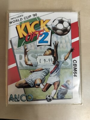 Kick Off 2 C64 Commodore 64 Kassette Anco 1990 getestet 