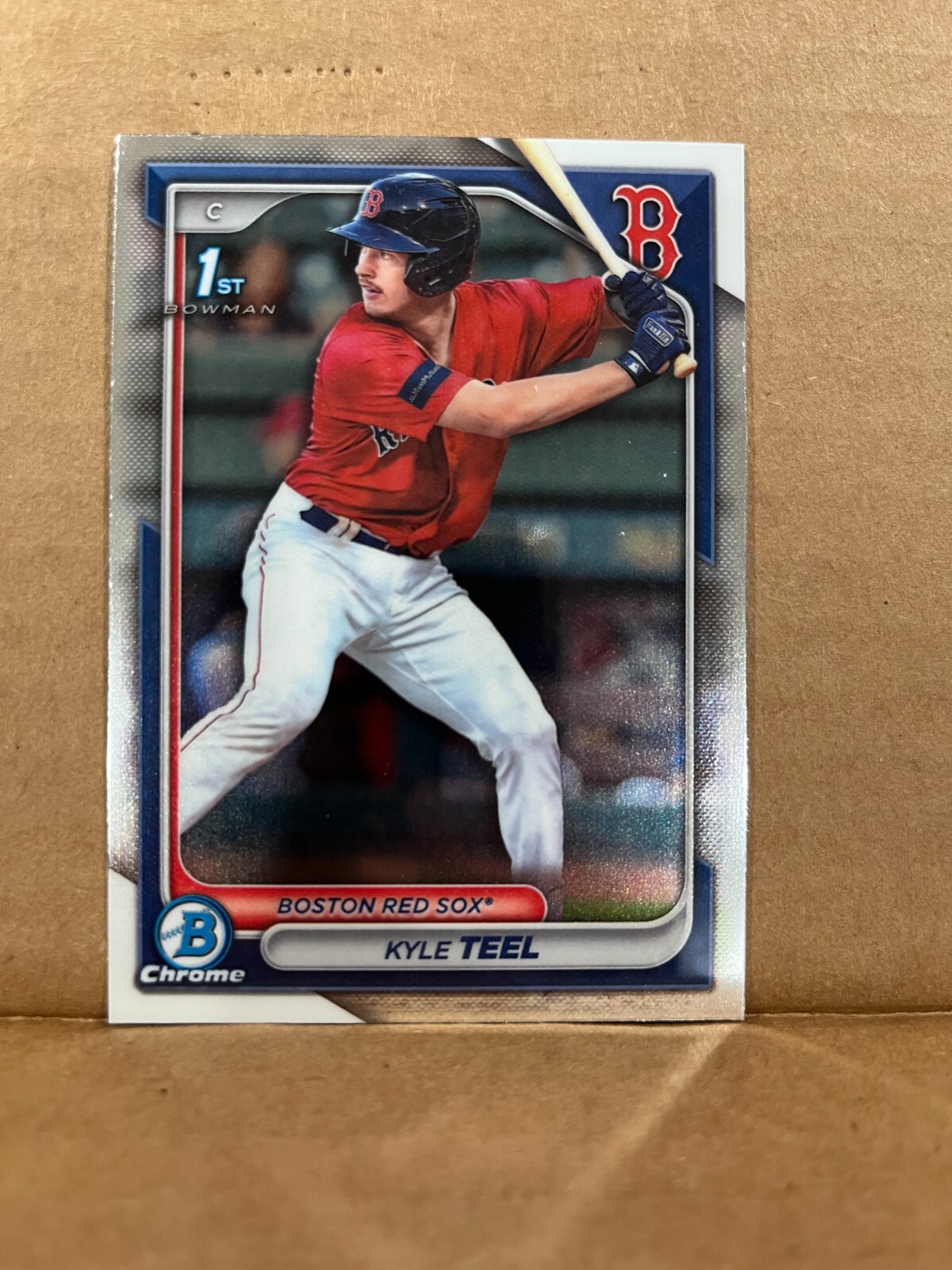 Kyle Teel 2024 1st Bowman Chrome Card
