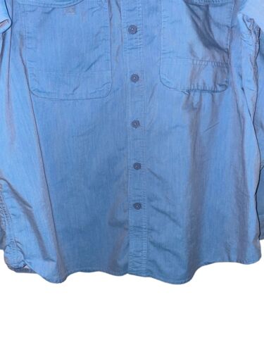 ExOfficio Adventure Men’s Air Strip Travel Shirt Button Down XL Blue Outdoor - Picture 3 of 10