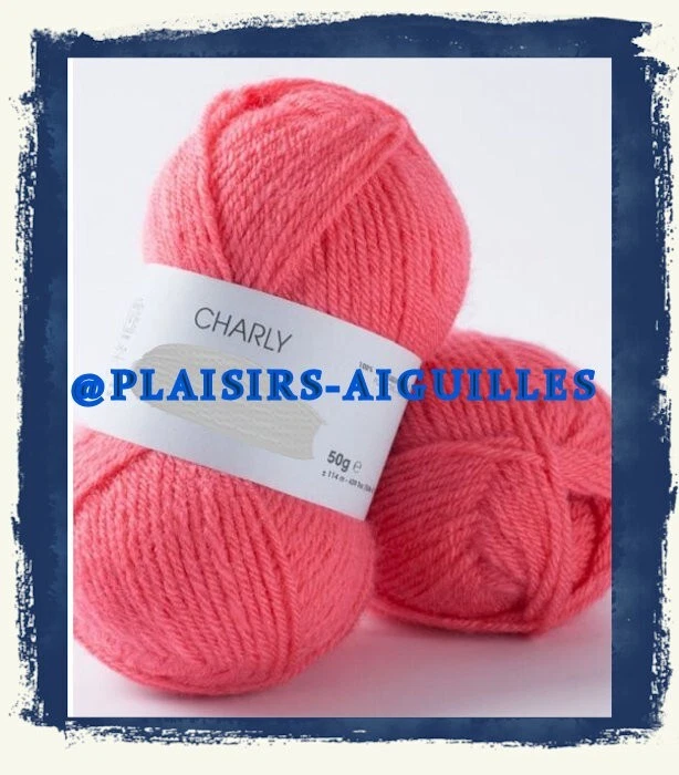 3 pelotes de laine CHARLY GRENADINE Neuves - Photo 1/1