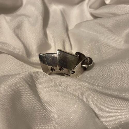 Vivienne Westwood Jsb Engraved Armor Ring Silver S Size - Picture 1 of 7