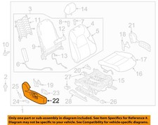 MAZDA OEM 17-18 CX-5 Passenger Seat Components-Lower Trim Right KD1A881GX02