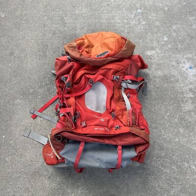 Orange Osprey Ariel Ag Osprey Ariel 75 Backpack, Excellent