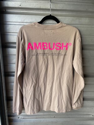 AMBUSH Design XL Logo Version Limited Edition Long Sleeve T-Shirt Size  Medium - Main Image