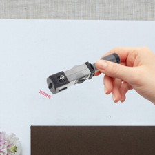 Egg Date Stamper Accepted Material round 21mm Handheld Office