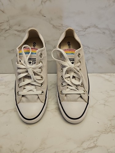 Converse Chuck Taylor All Star multi-color tongue Women's size 9.5 568530F - Picture 5 of 9