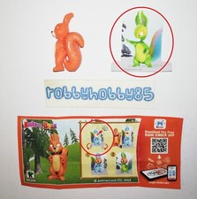 Sd344 Ardilla (formas enteras) + Papel Kinder Italia 2019 Masha y el oso 4