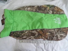 (1) NEW Realtree Edge Camo Dog Jacket EXTRA LARGE - GREEN - Fleece Reflective XL