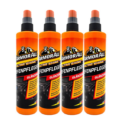 ARMOR ALL Auto Cockpit Kunststoff Reiniger Tiefenpfleger glänzend 4x 300 ml