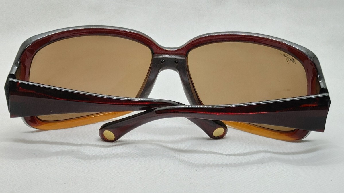 Maui Jim MJ 201-26 Sunglasses Brown Color Lenses. Made in  display picture 1