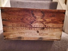 Feuerheerd's 1983 Vintage Port Empty Wood Box with No Lid Good Condition