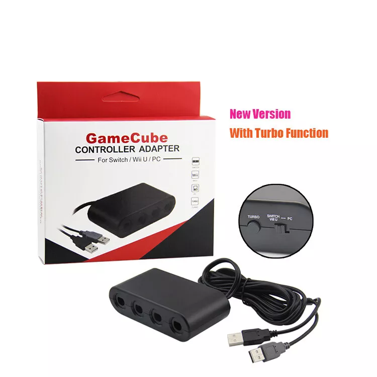 GameCube Controller Adapter for Nintendo PC Wii U Super Smash Bros USB | eBay