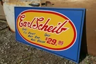 Vintage look Old Style Earl Scheib body shop Sign 60s look hot rod garage art