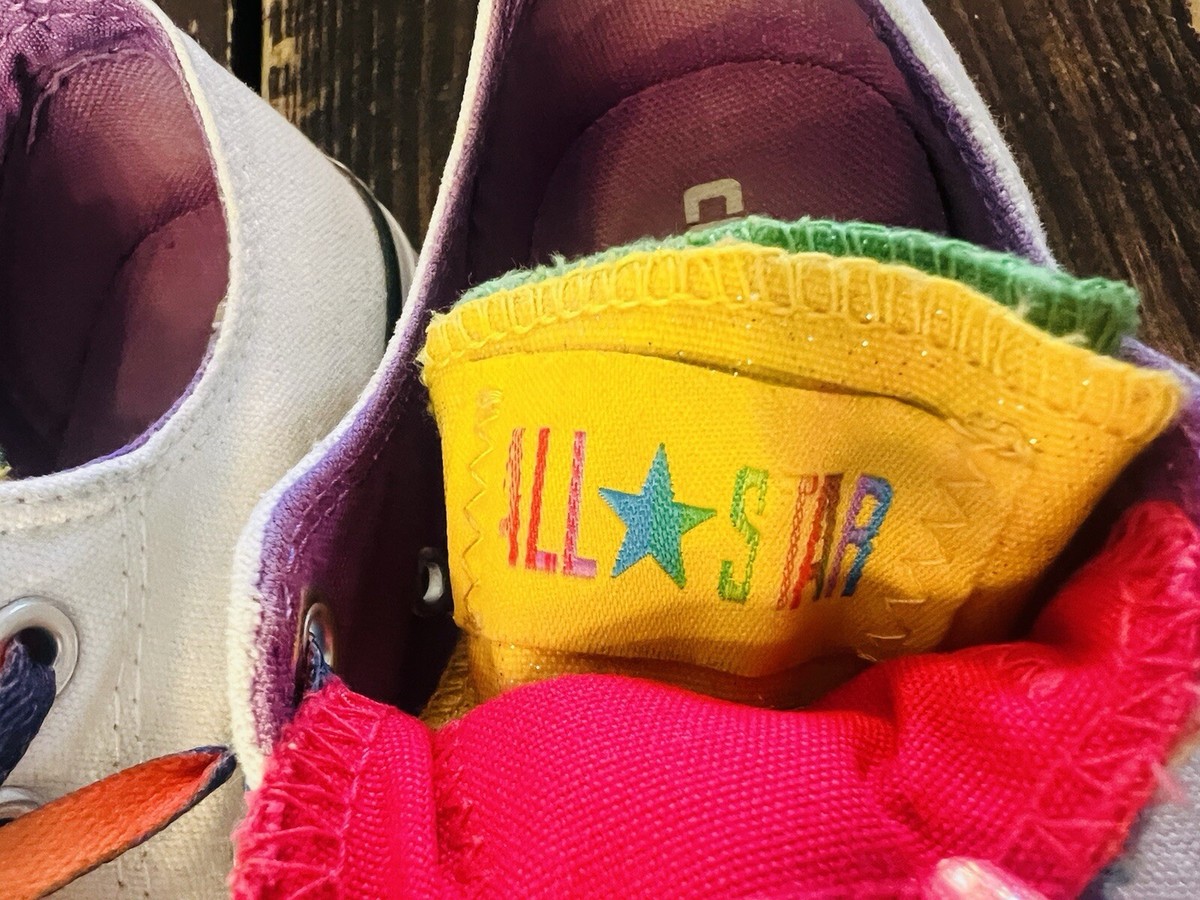 Converse Chuck Taylor All Star Multi Tongue Rainbow Low Top