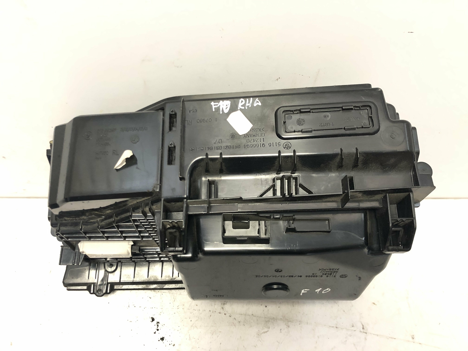 BMW 5 F10 F11 Glove Box Black Leather RHD 2.0 Diesel 135kw 2012 9166694 eBay