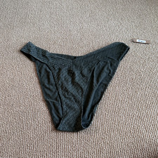 Skims Olive Logo Mesh Cheeky Bikini, Size 3X NWT