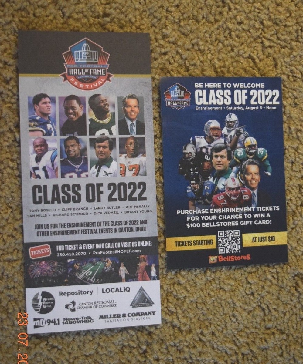 PRO FOOTBALL HALL FAME FLYERS: 4