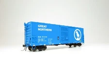 HO GN 40' Boxcar w/ Late IDNE: Great Northern - Big Sky Blue: Single Car
