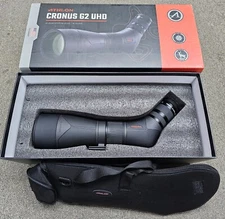 Athlon Cronus G2 UHD 20-60x86mm 45 Degree Angled Spotting Scope, Black