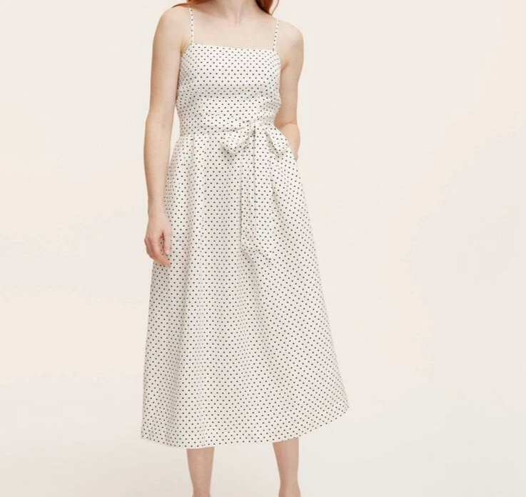 Mini abito midi a pois con cravatta in vita kate spade new york x target taglia SMALL