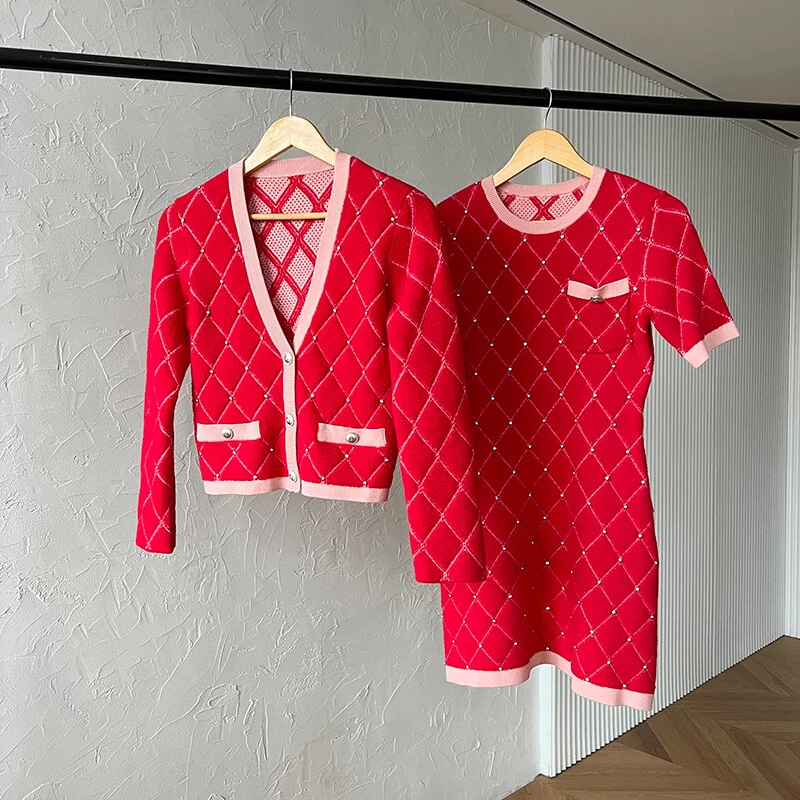 Cardigan for deals red dress