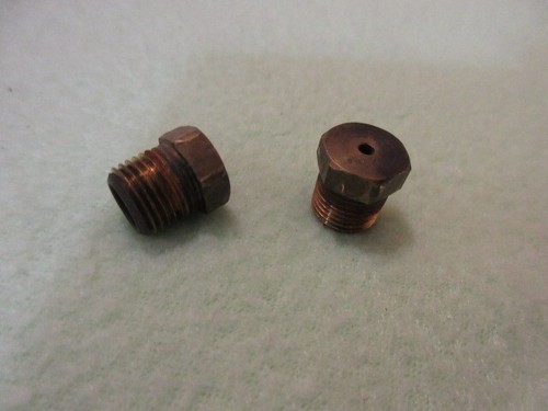 * Furnace Orifice * Natural Gas * Size # 44 * Overall Len. 1/2" * Set Of 2 *