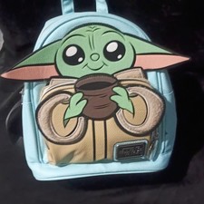 Star Wars Grogu The Mandalorian Mini Faux Lea...