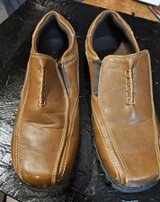 Boys Deer Stag Brown Loafers Shoes Sz 2W
