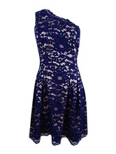 Vince Camuto Women's One-Shoulder Lace Dress