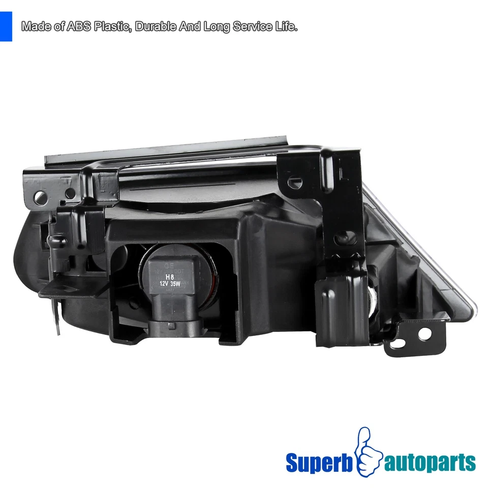 Fits 2005-2007 Honda Odyssey Fog Lights Bumper H8 Bulbs Wires Switch 05-07 - Image 4 of 4