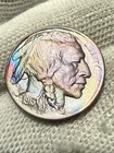 * 1913-D TYPE 1 * SUPERB+ GEM AU+ BUFFALO NICKEL* FROM ORIGINAL COLLECTION Toned
