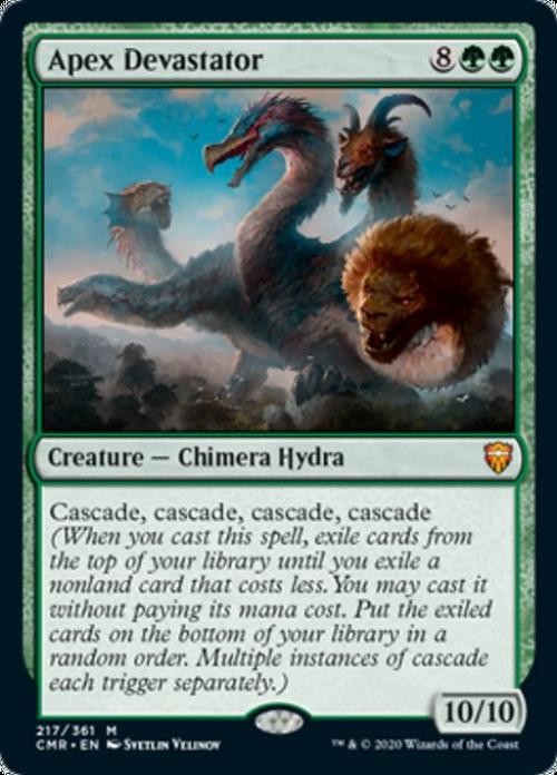 Apex Devastator -Foil Medium Play MTG Commander Legends